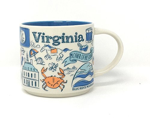 Taza Starbucks Been There Series 14 onzas Azul miniatura 1
