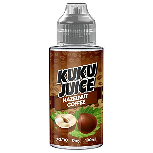 100ml-Hazelnut-Coffee-E-Liquid-70VG30PG-Vape-ELiquid-Vaping-No-Zero-Nicotine-0mg-120ml-Bottle-Short-Fill-Kuku-Juice-E-Liquid