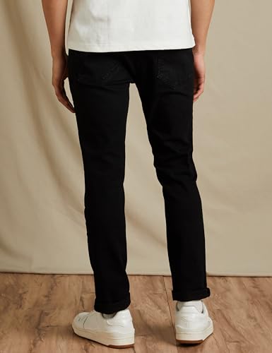 Image of Amazon Brand - Symbol Men's Slim Fit Mid Rise Jeans
