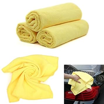 WorldCare 3X 60 * 40Cm Car Cleaning Wash Polish Soft Cloth