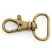 CRAFTMEmore Classic Trigger Snap Hooks Swivel Lobster Claw Clasps Purse Landyard Clip for 3/4 inch Strap 20 Pack (Antique Brass)