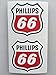 2 Phillips 66 Die Cut Decals by SBD DECALS