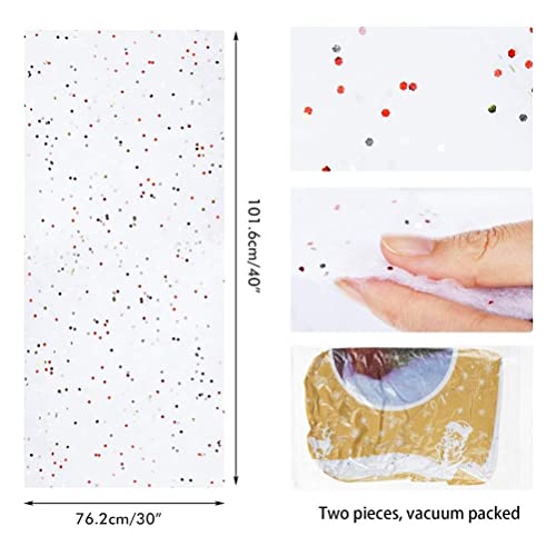 iconectato Cobertor de neve artificial de Natal, decoração de lantejoulas brilhantes para fotografia