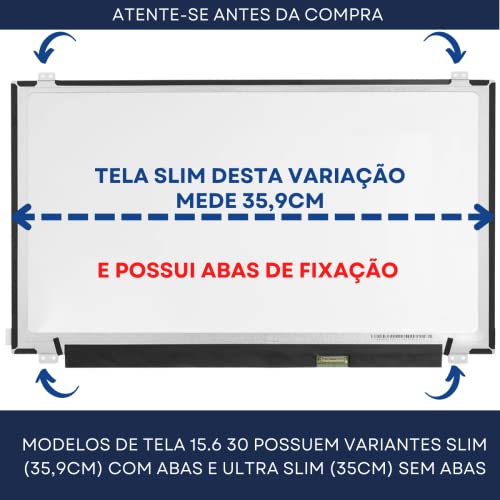 Tela 15.6 Led Slim 30 Pinos N156bga-ea3 Nt156whm-n44 N156bga-eb2 N156bge-eb2 Rev.c1 @dsb (COM ABAS D