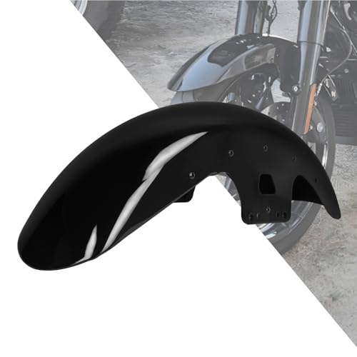 Struttura in acciaio di alta qualità: realizzata in acciaio resistente per una resistenza e una durata eccezionali. Il parafango anteriore per moto resiste a flessioni o crepe anche in condizioni stradali difficili, fornendo una protezione duratura per il pneumatico e le sospensioni