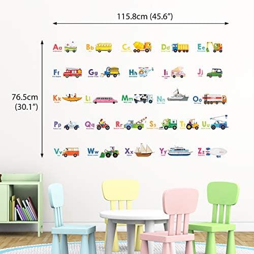 Miniatura 5 de DECOWALL BA-2005N - Calcomanías de pared para niños, calcomanías de pared extraíbles para niños, guardería, dormitorio, sala de estar