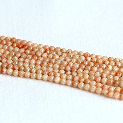 Pierre de soleil perles de lithothérapie 6mm pour colliers artisanaux