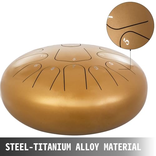 Steel Tongue Drum con 13 Notas y Baquetas miniatura 4