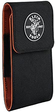 Klein Tools 55474 Phone Holder, XX-Large, Fits iPhone, Google, LG, Samsung Phones, With Magnetic Closure and Belt Clip