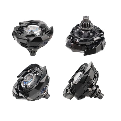 DEZAWRTY Gyro X Battle Blade Set, 6 Right Spinning Tops and 2 X Launhcers, Great Starter Gyro Pack for Boys Toys Kids Birthday Toy 6+ - Thumbnail 7