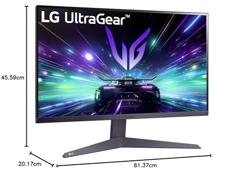 Image of LG 27GS50F-B 27-inch FHD (1920 x 1080) UltraGear Gaming monitor with 180Hz, 1ms MBR, HDR10, AMD FreeSync, HDMI, DisplayPort, 3-Side Virtually Borderless Design, Black