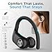TREBLAB X4 Wireless Earbuds with Earhooks – 253H Battery, ENC Mic, Bluetooth 5.4, USB-C Charging Case, IPX5 Waterproof, Noise Isolating, for Calls, Workouts