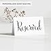 Andaz Press Table Tent Place Cards On Perforated Paper, Formal Black And White, Reserved, 20-Pack, Placecards Table Settings Reserved Table Signs Reserved Seating Signs Reserved Signs For Tables