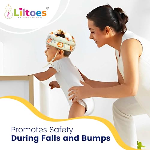 Image of LILTOES Baby Head Protector for Safety of Kids 6M to 3 Years- Baby Safety Helmet with Proper Air Ventilation & Corner Guard Protection (Chuby Cub)
