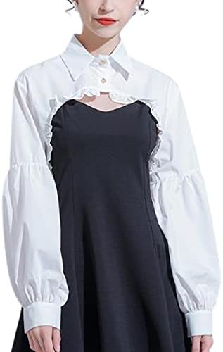 White Collar LoudSung Detachable Half Shirt Blouse False Collar Folding... White Collar Dickies For Women
