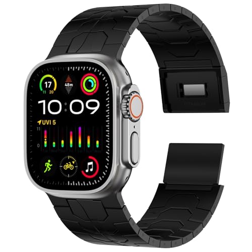 Bracelet en titane pour Apple Watch Ultra avec revêtement DLC premium