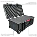 DCB Cases - Element 5573F | 22 x 14 x 10 Ext Dim | IP67 Waterproof | Pluck Foam Insert | Telescoping Handle | Foldable Grip | Resin-Reinforced Injection Molded Plastic | 2 Latch Lid Close | Wheels