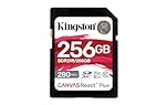Kingston Canvas React Plus V60 SD 256GB SDXC UHS-II 280R/150W U3 V60 for Full HD/4K