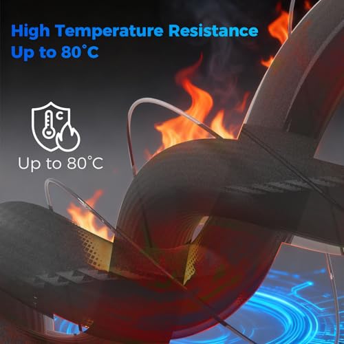 Image of IEMAI Carbon Fiber PETG Filament 1.75mm Bundle 4KG, Matte Black PETG-CF 3D Printer Filament with Dimensional Stability & Low Warpage, High Stiffness, Heat Resistant, Easy Print