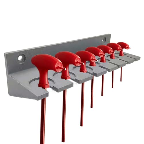 Pegboard Hex Key Organizer Small ? Parts and Spanner Display Hooks Rack for | Screwdriver Rack for Workbench Garage Studio Outdo