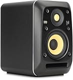 The V4S4 has the KRK custom designed Kevlar tweeter and a 4" woven Kevlar woofer. Also has an optimized front ported bass reflex enclosure design. This monitor has an acoustic and desk loading condition correction Low Frequency EQ and also Mid and Hi...