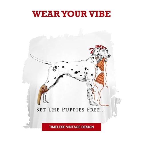 SEA DOG Set The Puppies Free UPF50 UV Sun Protection Long Sleeve Shirt 100% Microfiber Polyester - Designed & Printed in USA3