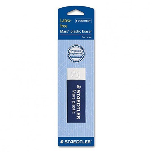 Staedtler Mars Latex-Free Eraser, White, 3 Piece (STD52650)