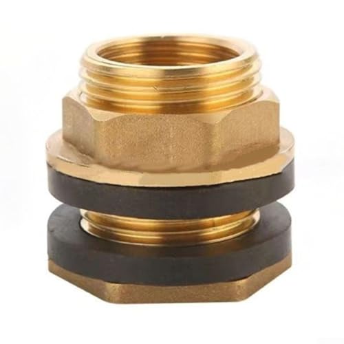 Yuanpgky Conector de latón para barriles de lluvia, tanques de agua y torres | /5.1 cm, 3/20.3 cm, 3/10.2 cm para NPT hembra x 3/10.2 cm, /5.1 cm, GHT macho | Para una larga duración, ajuste para (G1)