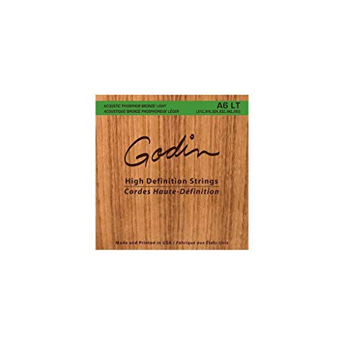 Seagull Godin A6 Phosphor Bronze Acoustic Guitar Strings Light 12-53