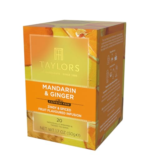 Image of Taylors of Harrogate Mandarin & Ginger Herbal Tea, 20ct (Pack of 1)