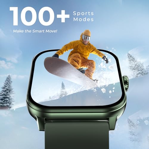 Image of beatXP Nexus 1.78 Super AMOLED Display Bluetooth Calling Smart Watch, Metal Body, Rotary Crown, 368 * 448px, 1000 Nits, 60Hz Refresh Rate, 100+ Sports Modes, 24 /7 Health Tracking, IP68 (Mint Green)