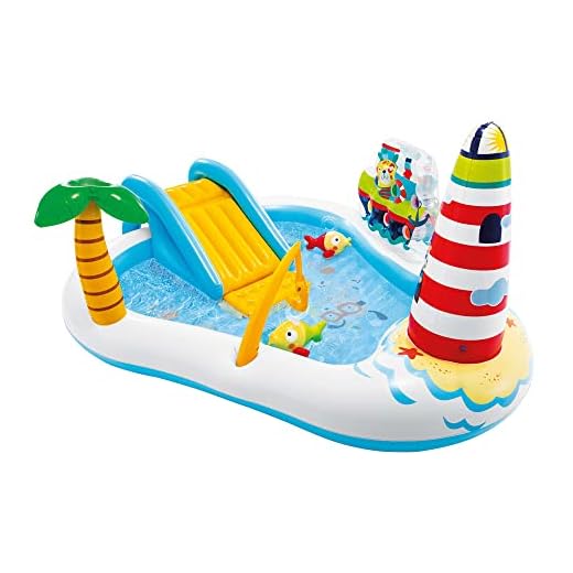 Intex 57162Np - Centro De Juegos Acuático Con Motivos De Pesca, Multicolor