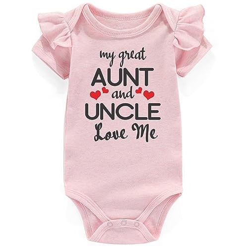 Great Aunt Uncle Love Me Newborn Outfit