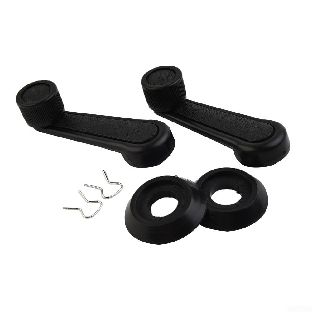 Set di Sostituzione 2 Pezzi Maniglie per Manovella della Porta dell'Auto per Alzacristalli Manuali, Accessori Adatti alla Maggior Parte dei Modelli di Veicoli