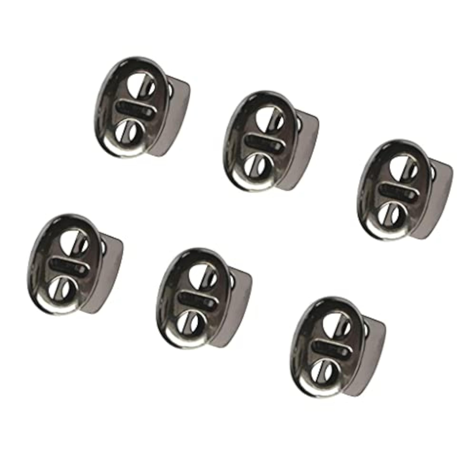 Metal Bean String Cord Locks 2 Hole Toggle