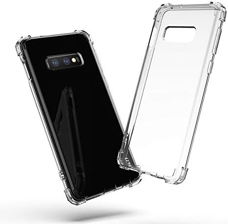 J&D Case Compatible for Galaxy A70 Case, Corner Cushion Ultra Clear Shockproof Protective Slim Silicone Bumper Case for Samsung Galaxy A70 Bumper Case, Transparent