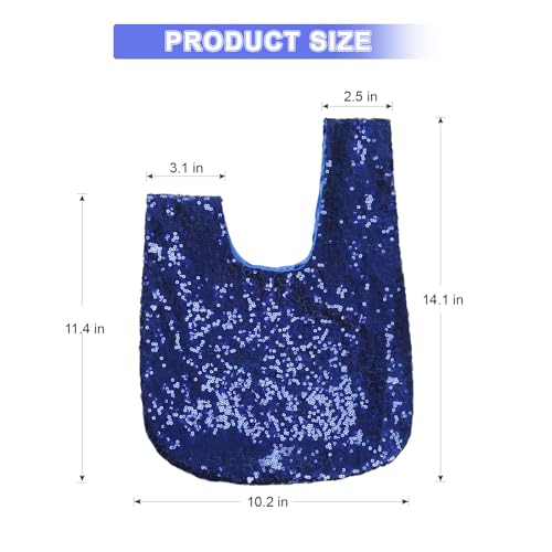 Image of Eternal Beauty Sequin Wristlet Bag, Reinforced Sparkly Evening Clutch for Wedding Guest, Cruise & Prom Mini Purse