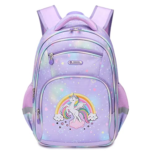 Kids backpack for girls with multiple compartments