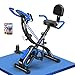 Exercise Bike, SLUNSE 5 in 1 Foldable Exercise Bike with APP, 16-Level Magnetic Resistance Folding Stationary, 350LBS Capacity and Ultra-quiet Stationary Indoor Bikes for Home Gym