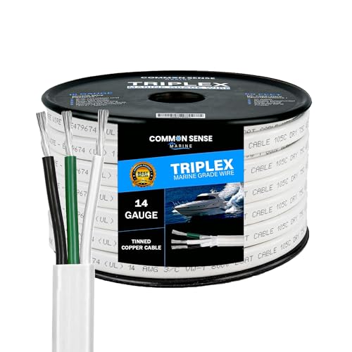 Câble marin triplex 14/3 AWG pour refaire l'électricité de votre bateau