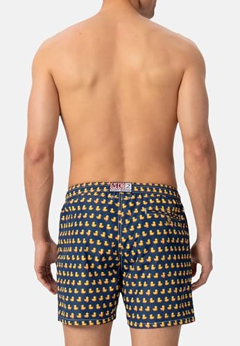 Short de bain bleu foncé Saint Barth Mc2 léger en taille XL