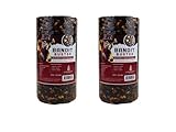 Evergreen Farm and Garden Birdseed Cylinders with Hole - Bird Seed for Outside Wild Birds (Small Cylinder, Bandit Buster 2pc)