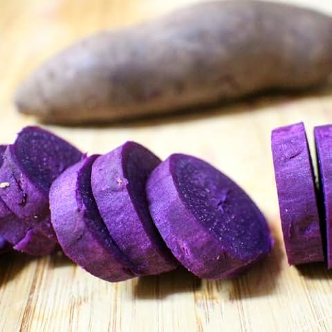 CHUXAY GARDEN Purple Sweet Potato Seed 20 Seeds Edible Vegetable High Germination Rat Survival Gear Food Seeds Great for Garden Cover