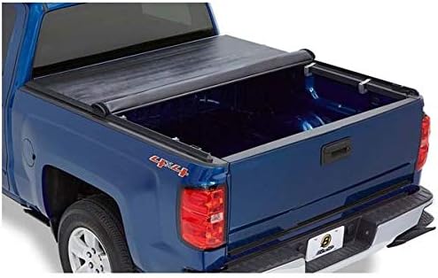 Bestop 19147-01 EZ-Roll Tonneau Cover for 2005-2018 Nissan Frontier King Cab/Crew Cab (w/ and w/o utility rails), 6.0' bed