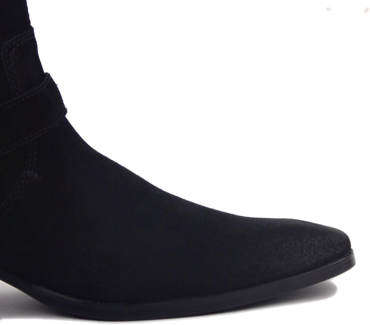 OSSTONE Dress Boot Men Designer Leather Chelsea Boots Casual Heel Shoes Zipper-up OS-JY002-US - Image 6