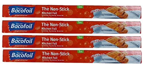 4 x Bacofoil The Turkey Roasting Aluminium Foil Extra Wide 3 Metre Long