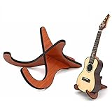 ★AMPLIAMENTE UTILIZADO: este soporte de madera para ukelele es adecuado para ukelele, mandolina, banjo pequeño, violín, guitarra acústica, clásica, eléctrica, bajo y otros instrumentos de tamaño similar.