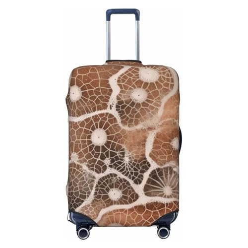 Petoskey Stone Print Luggage Suitcase Covers Elastic Washable Luggage Protector Luggage Covers For Suitcase