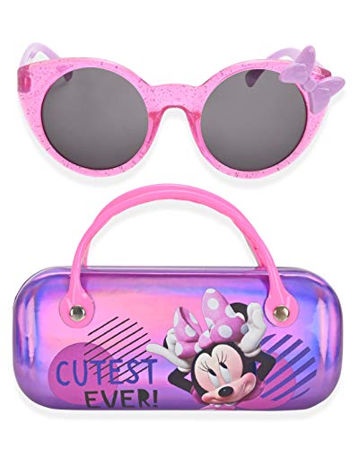 Reviews de Gafas de sol para Niña los preferidos por los clientes. 43 Minnie Mouse Kids Sunglasses for Girls, Toddler Sunglasses with Kids Glasses Case (Purple)