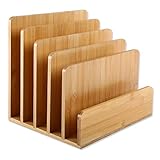 QUALITÄT: Praktische Dokumentablage aus 100% nachhaltigem und umweltfreundlichen Bambus. Extrem robust und widerstandsfähig